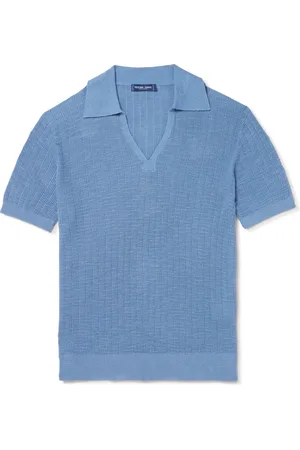 Frescobol Carioca Joaquim Ribbed Cotton-Blend Polo Shirt - Men - - M