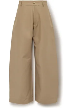 Acne Studios Plass Wide-Leg Cotton Trousers - Men - - IT 44