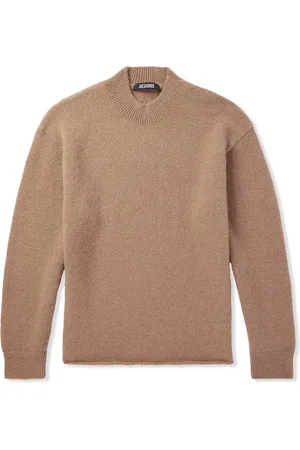 Jacquemus Logo-Jacquard Alpaca-Blend Sweater - Men - - XL