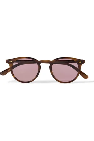 Mr. Leight Luckman S Round-Frame Acetate and Gold-Tone Sunglasses - Men