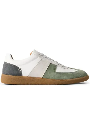 Mr P. Ansel Suede and Leather Sneakers - Men - - UK 9.5