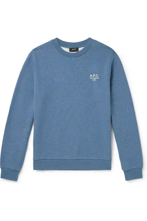 A.P.C. Logo-Embroidered Organic Cotton-Jersey Sweatshirt - Men - - XL