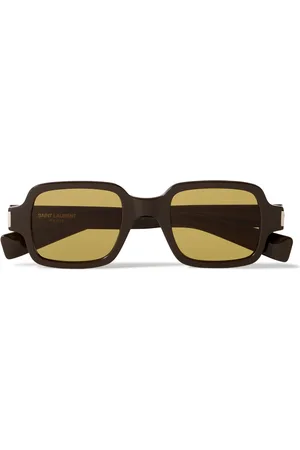 Saint Laurent Square-Frame Acetate Sunglasses - Men