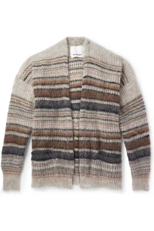 Isabel Marant Danah Striped Mohair-Blend Cardigan - Men - - L