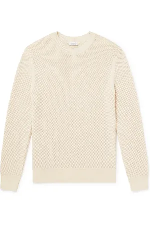 Sunspel Honeycomb-Knit Cotton Sweater - Men - - L