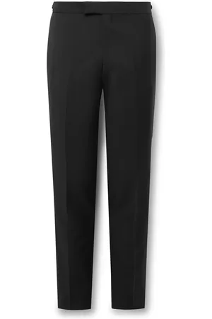 Paul Smith Slim-Fit Satin-Trimmed Wool and Mohair-Blend Tuxedo Trousers - Men - - UK/US 30