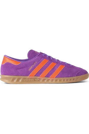 adidas Hamburg Leather-Trimmed Suede Sneakers - Men - - UK 10.5