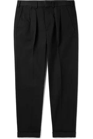 Tom Ford Straight-Leg Pleated Cotton-Gabardine Trousers - Men - - UK/US 38