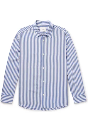 NN.07 Freddy 5330 Striped TENCEL??? Modal-Blend Shirt - Men - - S