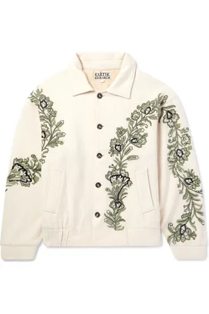 Kartik Research Almora Sequin-Embellished Embroidered Wool-Tweed Blouson Jacket - Men - - XL