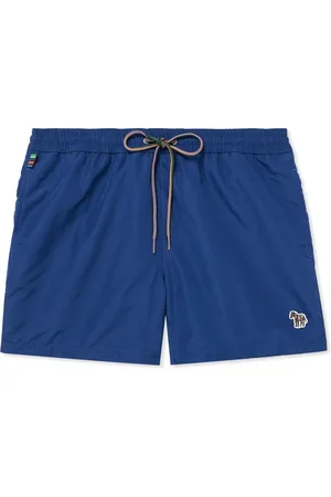 Paul Smith Logo-Appliqu??d Straight-Leg Mid-Length Recycled Swim Shorts - Men - - XL