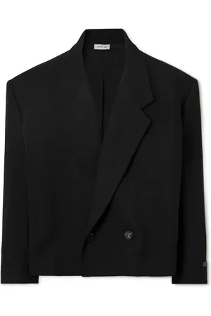 FEAR OF GOD Double-Breasted Cropped Wool-Gabardine Blazer - Men - - IT 50