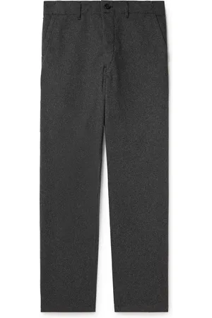 ORSLOW Straight-Leg Houndstooth Tweed Trousers - Men - - 3