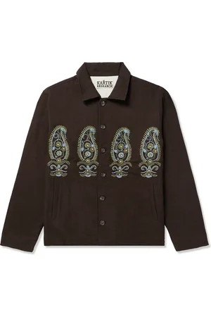 Kartik Research Embroidered Wool-Twill Jacket - Men - - S