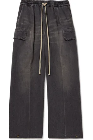FEAR OF GOD Wide-Leg Denim Drawstring Cargo Trousers - Men - - XS