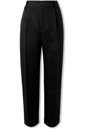 Jacquemus Croisi??re Tapered Pleated Cotton Trousers - Men - - IT 46