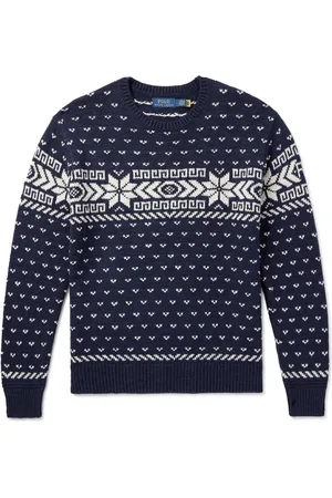 Ralph Lauren Fair Isle Cotton and Cashmere-Blend Sweater - Men - - S