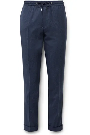 Paul Smith Slim-Fit Wool and Cashmere-Blend Flannel Drawstring Trousers - Men - - UK/US 36