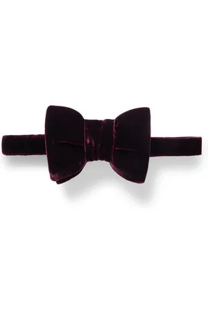 Tom Ford Pre-Tied Cotton-Velvet Bow Tie - Men