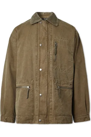 Isabel Marant Kimel Corduroy-Trimmed Cotton-Canvas Field Jacket - Men - - S