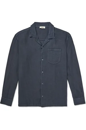 ALTEA Eliot Camp-Collar Linen Shirt - Men - - XXL