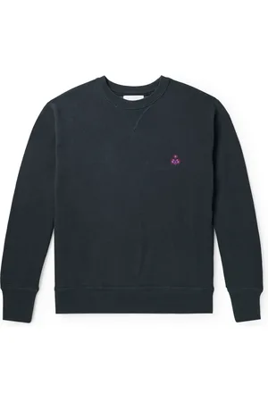 Isabel Marant Mike Logo-Embroidered Cotton-Blend Jersey Sweatshirt - Men - - XS