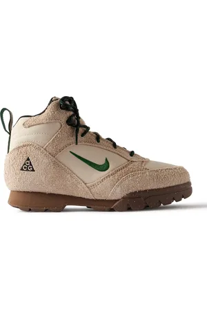 Nike ACG Torre Mid Mesh and Brushed-Suede Sneakers - Men - - US 10.5