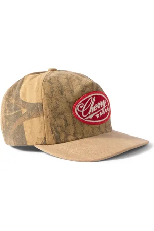 CHERRY LOS ANGELES Five Star Logo-Appliqu??d Printed Cotton-Canvas Baseball Cap - Men