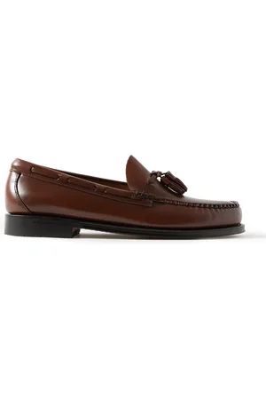 G.H. Bass Weejuns Heritage Larkin Glossed-Leather Tasselled Loafers - Men - - UK 6