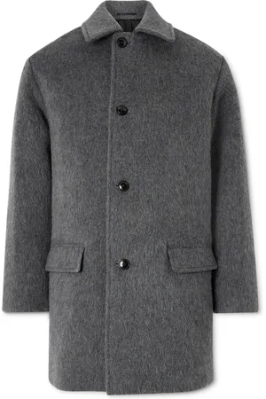 Kaptain Sunshine Hunter Brushed Wool, Mohair and Camel-Blend Coat - Men - - 38