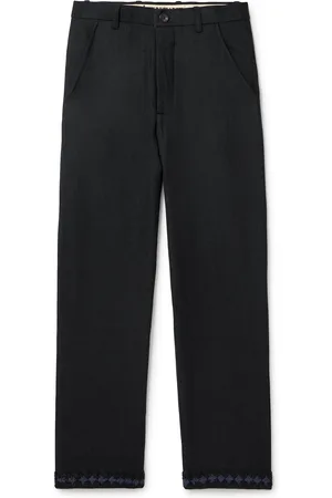 Kartik Research Straight-Leg Wool-Flannel Suit Trousers - Men - - UK/US 34