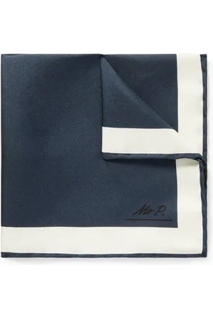 Mr P. Silk-Twill Pocket Square - Men