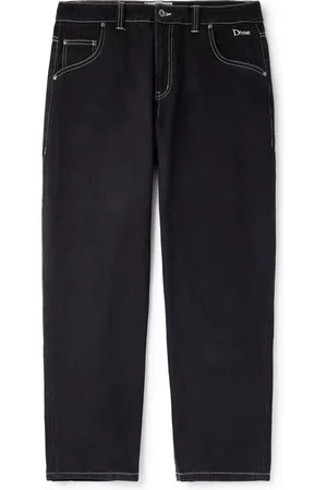 DIME Straight-Leg Logo-Embroidered Jeans - Men - - UK/US 30