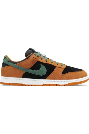Nike Dunk Low Mesh-Trimmed Suede Sneakers - Men - - US 5