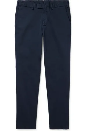 Thom Sweeney Straight-Leg Cotton-Blend Twill Trousers - Men - - IT 54