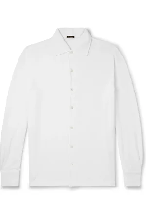 Rubinacci Cotton-Piqu?? Shirt - Men - - IT 50