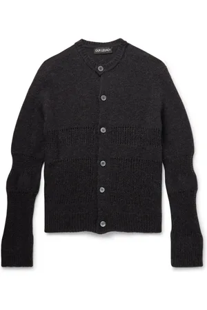 OUR LEGACY Opa cotton, alpaca and merino wool-blend cardigan - Men - - IT 46