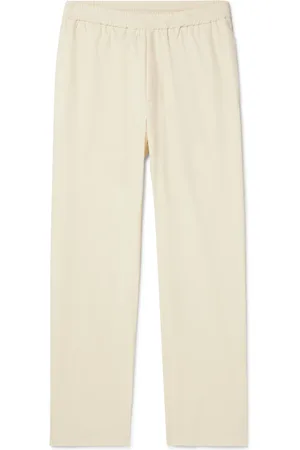 BARENA Bativoga Straight-Leg Garment-Dyed Cotton-Blend Trousers - Men - - IT 46
