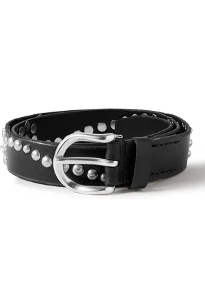 OUR LEGACY 3.5cm Star Fall Studded Leather Belt - Men - - EU 80
