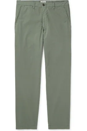 HARTFORD Tyron Slim-Fit Straight-Leg Cotton-Twill Trousers - Men - - IT 52