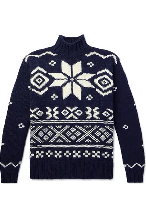 Ralph Lauren Fair Isle Wool Rollneck Sweater - Men - - M