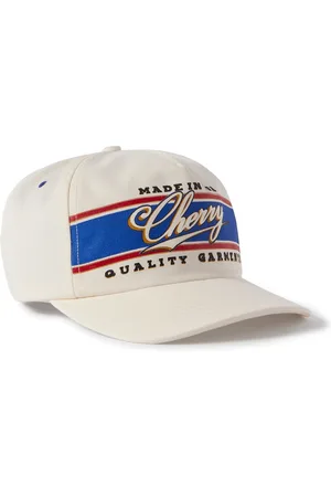 CHERRY LOS ANGELES Oracle Bull Racing Logo-Print Appliqu??d Twill Baseball Cap - Men