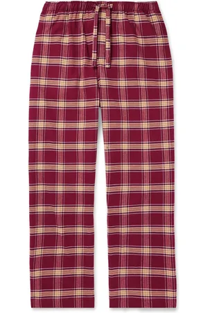 DEREK ROSE Kelburn Checked Cotton-Flannel Pyjama Trousers - Men - - L