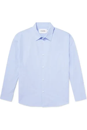 Frame Cotton-Poplin Shirt - Men - - S