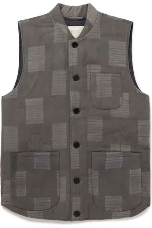 Kardo Leo Quilted Cotton Gilet - Men - - S