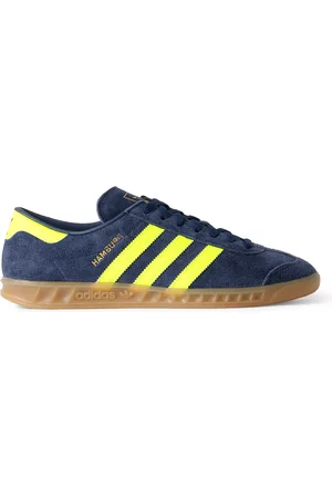 adidas Hamburg Leather-Trimmed Suede Sneakers - Men - - UK 11
