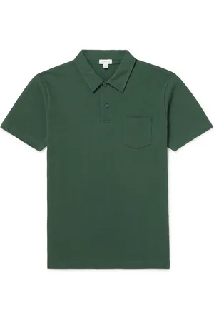 Sunspel Riviera Cotton-Mesh Polo Shirt - Men - - S
