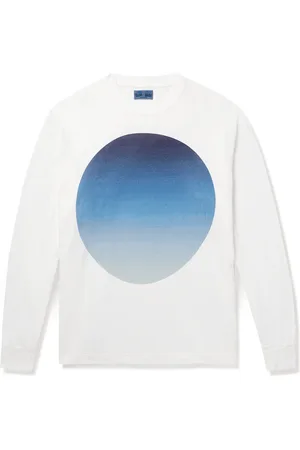 BLUE BLUE JAPAN Printed Cotton-Jersey T-Shirt - Men - - S