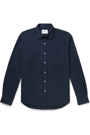 NN.07 Deon 5465 Organic Cotton-Flannel Shirt - Men - - XL