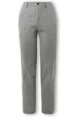 BARENA Pinco Tapered Linen-Blend Trousers - Men - - IT 46